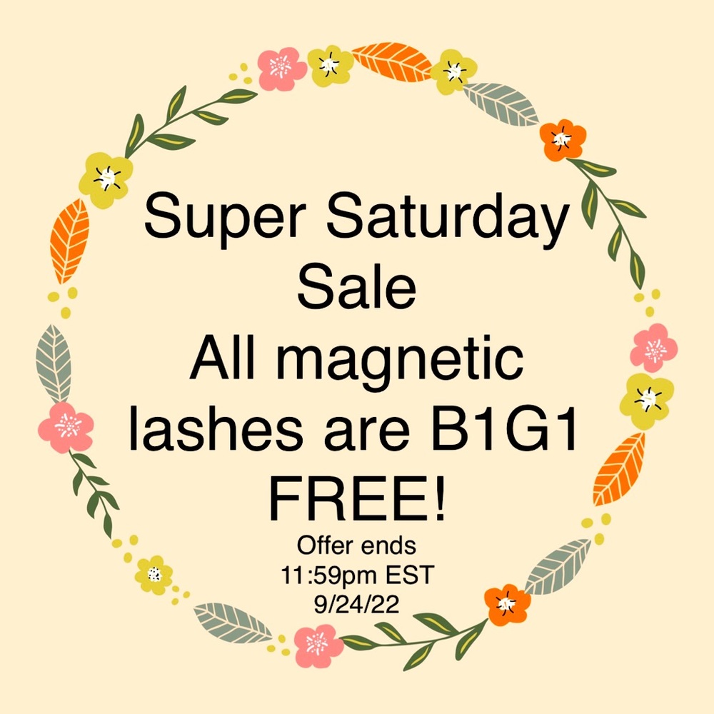 All magnetic lash bundles are buy 1 get 1 🆓 today only!